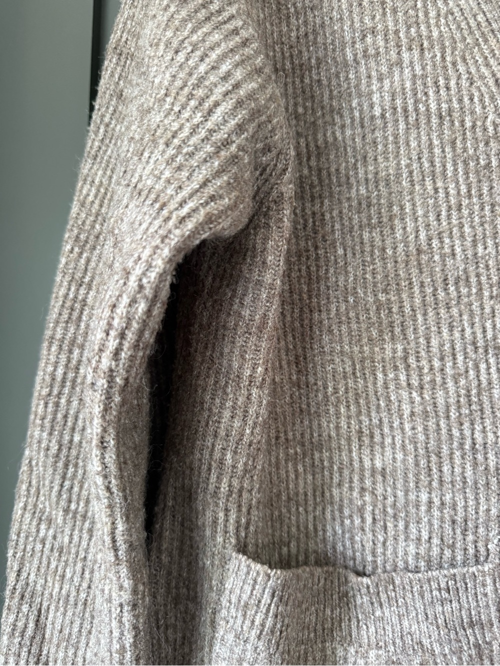 H&M Ribbed Button-Front Cardigan Sweater - Picture 2 of 4